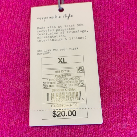 A New Day Pink Crewneck Pullover Sweater - Picture 8 of 11